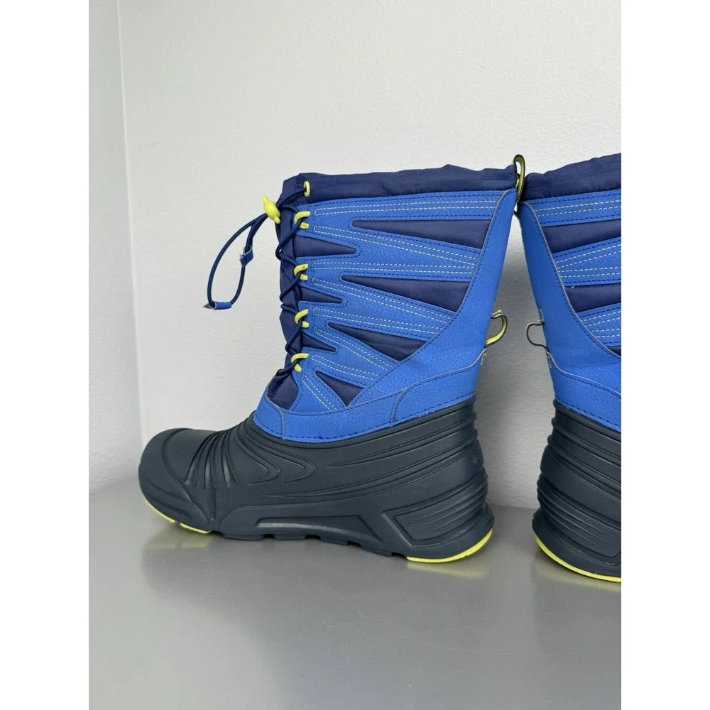 Merrell Snow Quest Lite 3.0 Boots Youth Kids 7 M Waterproof Rubber Winter Blue
